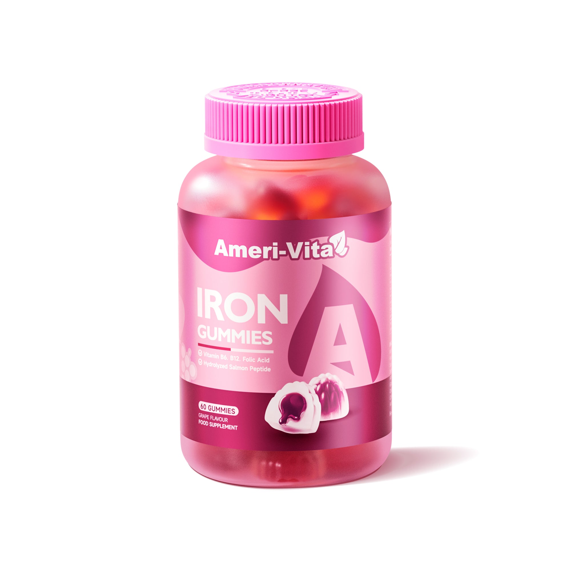 Ameri-Vita Fe+ Gummies x60 - Daily Iron Supplement