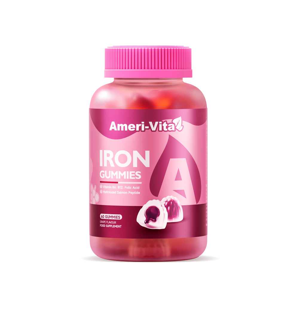 Ameri-Vita Fe+ Gummies x60 - Daily Iron Supplement